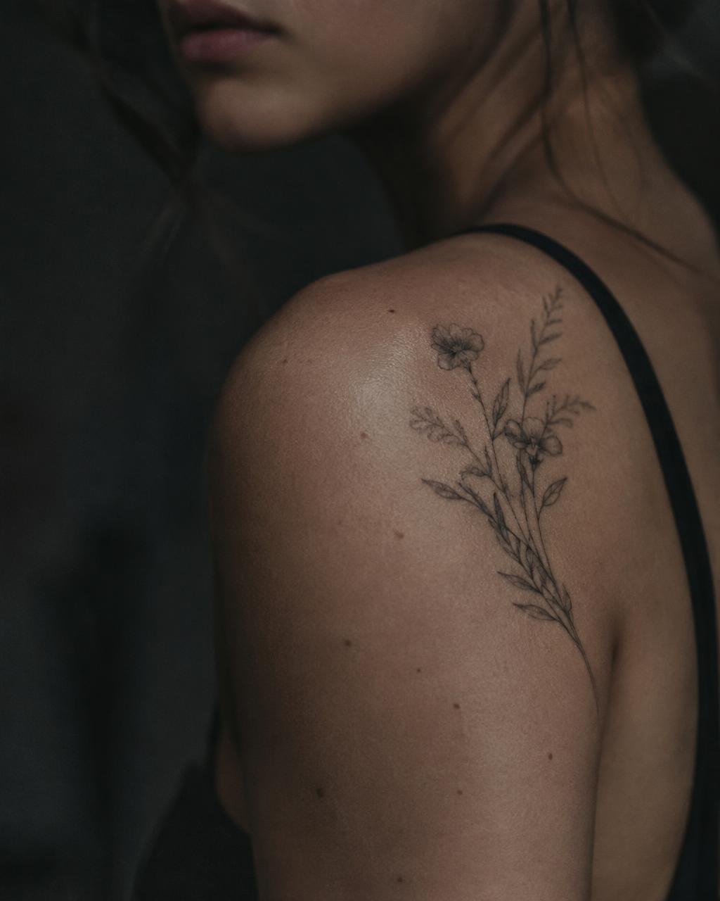 Fine Line tattoo