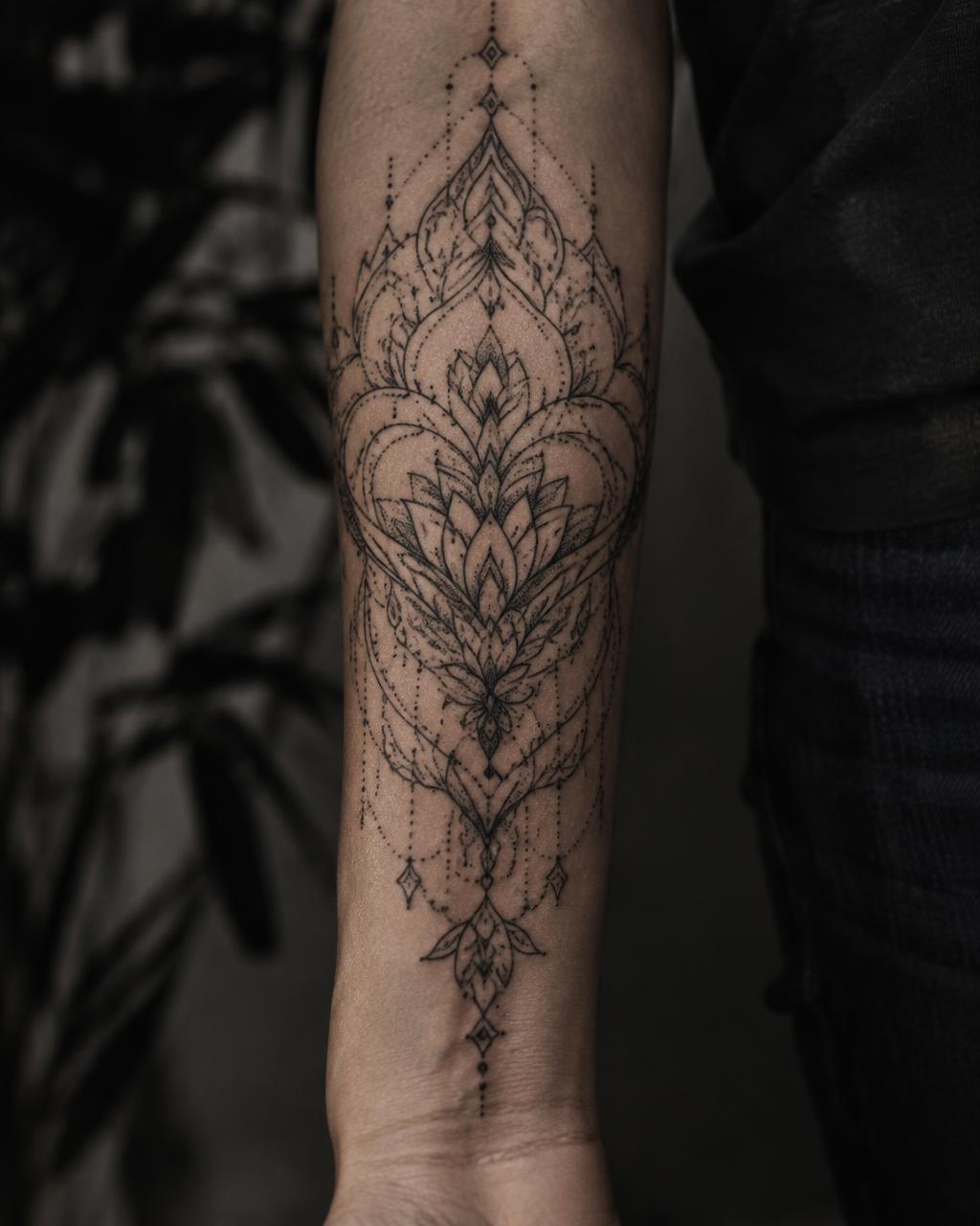 Ornamental tattoo